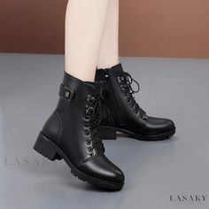 Platform Boots Women, Rough Heels, Snowy Weather, Winter Leggings, Warm Shoes, Genuine Leather Shoes, Martin Boots, Motorcycle Boots, Fur Boots