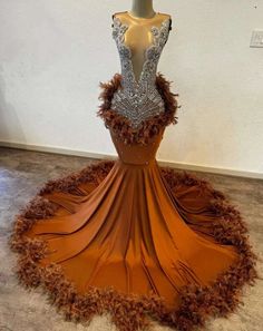 Brown Prom Dress, Diamond Prom Dresses, Brown Prom Dresses, Feather Prom Dress, Birthday Party Dresses, African Prom Dresses, Sequin Evening Gowns, Formal Occasion Dress, Gorgeous Prom Dresses