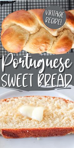 braided loaf of portuguese sweet bread Easy Portuguese Sweet Bread Recipe, Portuguese Sweet Bread In Bread Machine, Spanish Sweet Bread, Gluten Free Portuguese Sweet Bread, Australian Bread Recipes, Traditional Portuguese Cuisine, International Bread Recipes, Butter Bread Recipe Homemade, Portuguese Sides