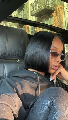 4b Hairstyles, Natural Hair Bob Cut, Bob Pendek, Natural Hair Bob, Pressed Natural Hair, Silk Press Natural Hair, Twisted Hair, Dope Hairstyles, Hair Laid