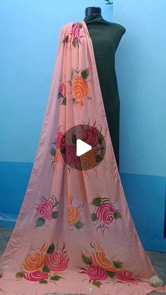 Fabric painted designer dupatta Being Different, Wardrobe Design, The Festival