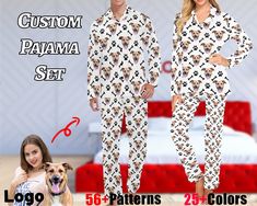 Custom dog face pajamas Set for Women,Personalized Pajama Set,Custom Pajama Pants,Pajama Set Plus size,Custom Pajama for Bridesmaid,Christmas Gift to Her, Thanksgiving Day gift,Christmas Pajama,Custom Photo Pajama,Funny Pajama,Pajama Bridesmaid, Why Chose? Perfect as a Christmas party gift to family member,husband,boyfriend. This Custom lovely tropical, beautiful pajama set is perfect for so many occasions! Birthday gift,anniversary gift,wedding gift,christmas gift,pajama for bridesmaid  How to Pajama Bridesmaid, Pjs Christmas, Funny Pajamas, Animal Pajamas, Personalized Pajamas, Christmas Party Gift, Valentine Anniversary, Pet Photo, Womens Pyjama Sets