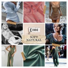 Soft Natural Kibbe Fabrics, Soft Natural Mood Board, Soft Natural Ingenue Essence, Soft Natural Clothes, Soft Natural Kibbe Jewelry, Soft Natural Romantic Essence, Kibbe Essence Types, Natural Ethereal Essence