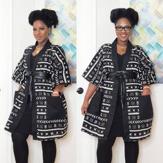 Ankara Plus Size Tops, Kimono And Skirt Outfit, Kimono Top Outfit, Plus Size Ankara, Oversized Kimono, Couple Matching Outfits, Plus Size Kimono, Look Plus Size, Lace Styles