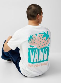 Men's Vans Retro Strawberry T - Blue - Short sleeve t-shirts Men > T-Shirts & Tanksbr>Vans - Retro strawberry T-shirt Vansbr>ul>li>Vans at Djab/li>li>Heavier ringspun cotton jersey for superior quality/li>li>Crew neck/li>li>Screenprinted graphics and logo at left chest and back/li>li>Classic fit/li>/ul>br>br>The size of the item pictured is medium. Retro Strawberry, Strawberry T Shirt, Vans Vans, Vans Shirt, Men's Vans, T Shirts Men, Simple Graphic