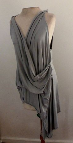 d961e9f236177d65d21100592edb0769desc39219134ri Draping Top, Deconstructivism, Plain Dress, Draped Top, Chic And Elegant, Elegant Blouses, Drawing Clothes, Draped Fabric, 가을 패션