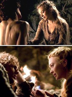 game of thrones season 3 episode 2 recaping the scene with two women and one man