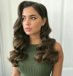 Classy Hairstyles, Graduation Hairstyles, Long Wavy Hair, Trending Hairstyles, Formal Hairstyles, Wedding Hair And Makeup, Hair Dos, Ombre Hair, Prom Hair