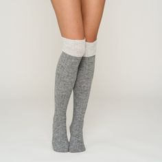 Keep your unique style while also staying warm with these OTK socks. Designed with comfy materials, this must have sock will keep you cozy all day long while also helping your make a statement. 65% polyester, 13% nylon, 13% acrylic, 6% wool, 3% spandex One size Cozy Thigh High Socks For Stocking Stuffer, Cozy Knee-high Socks For Stocking Stuffers, Cozy Comfortable Knee-high Socks For Stocking Stuffers, Cozy Knee-high Socks For Fall, Cozy Knee-high Socks For Fall Stocking Stuffer, Cozy One Size Socks For Stocking Stuffer, Casual Warm Knee-high Socks For Stocking Stuffers, Warm Socks For Stocking Stuffer In Fall, Casual Gray Thigh High Socks