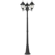 This 3 light Outdoor Post Light from the Central Square collection by ELK will enhance your home with a perfect mix of form and function. The features include a Textured Matte Black finish applied by experts.   Product Features Include: Brand: ELK  Collection: Central Square  SKU: 45089/3  UPC: 748119068299  Category: Post Light or Accessories  Finish: Textured Matte Black  Glass: Clear Glass  Shade: Lantern Style Textured Matte Black Shade with Clear Glass  Material: Aluminum/Glass  Length: 26. Outdoor Post Light, European Village, Light Post, Walkway Lights, Central Square, Outdoor Lighting Landscape, Outdoor Essentials, Lighting Outdoor, Elk Lighting