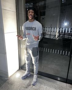 Estilo Drip, Drip Clothing, Jordan 11 Outfit, Jordan 11 Cool Grey, Dope Fits, Boy Fits