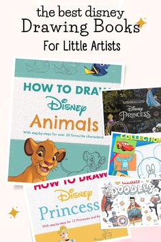 the best disney drawing books for little artists with free printables and coloring pages