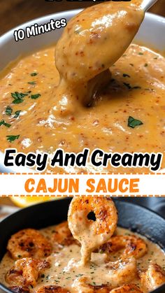 Easy & Creamy Cajun Sauce in 10 Minutes Cajun Shrimp Sauce Recipe, Cajun Sauce For Fish, Seafood Cajun Butter Sauce, Salmon And Shrimp With Cajun Cream Sauce, Cajun Fish Sauce, Cajun Lemon Pepper Garlic Butter Sauce, Salmon With Cajun Cream Sauce, Salmon Cajun Cream Sauce, Cajun Sauce For Chicken