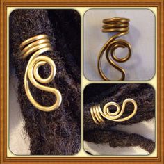 Bead Accessories, Dread Jewelry, Dread Accessories, Dreadlock Jewelry, Bronze Hair, Beads Accessories, Hair Coils