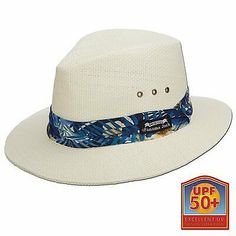 Panama Jack Woven Matte Toyo Safari Hat, UPF 50+ UVA/UVB Sun Protection, 2 1/2" Escape Everyday...Crafted out of a woven matte toyo paper material, this Panama Jack straw safari sun hat is designed with a 2-pleat cotton tropical hat band, grommets (air vents), black logo label, inner sweatband liner, and a structured 2 1/2" brim for ultimate (UPF 50+) UVA/UVB sun protection. Available in sizes medium, large and x-large. Product Details Brand Panama Jack Product Type Mens Sun Hats CLASSIC DESIGN: Lifeguard Hats, Jack Hat, Lifeguard Hat, Safari Hat, Mens Sun Hats, Men's Hats, Shopping Day, Hat Band, Black Logo