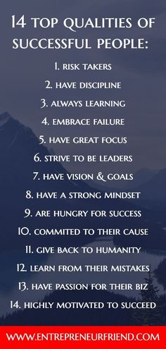 the top ten steps to successful people