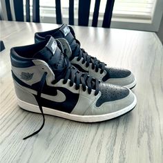 Nike Air Jordan 1 Like New Size 13 Men’s Black/Grey Jordan 1 Colors, Shoes Nike Air, Nike Air Jordan 1, Shoes Nike, Air Jordan 1, Nike Air Jordan, Men's Nike, Jordan 1, Black Nikes