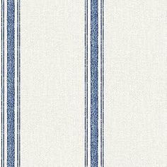 a blue and white striped wallpaper with vertical stripes on it's side,