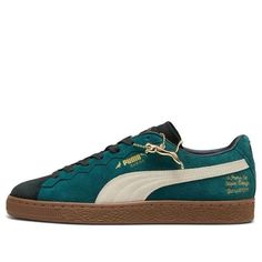 PUMA X Staple G Suede 'Green' 393542-01 Puma Suede, Puma X, Fashion Performance, Dream Shoes, Stylish Sneakers, Me Too Shoes, Perfect Pair, Your Perfect, Casual Shoes