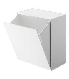 an open white box on a white background with clippings to the bottom and sides