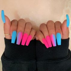 Modern Nails, Vibrant Nails, Coffin Nails Designs