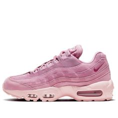 Nike Womens Air Max 95 SE 'Cherry Blossom' Fireberry/Fireberry/Elemental Pink Marathon Running Shoes/Sneakers Gucci Flip Flops, Jordan 11 Women, Pretty Shoes Sneakers, Womens Air Jordans, Marathon Running Shoes, Cute Sneakers, Air Max Women, Nike Air Max For Women, Pink Nikes