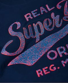 an image of a t - shirt with the words real super on it