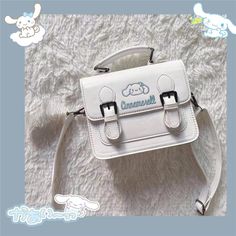 Color: B.cinnamoroll, Size: Has bear accessories Cinnamoroll Accessories, Pastel Kawaii Outfits, Bear Accessories, Sanrio Bag, Sanrio Accessories, Anime Bag, Cute Sister, Korean Anime, Style Kawaii