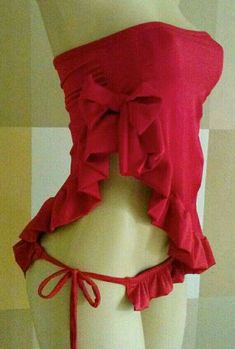 Girlie Girl, Brazilian Cut, Red Swimsuit, Swim Suits, Big Bow, Swaggy Outfits