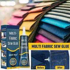 multi - fabric sew glue for jeans and pants