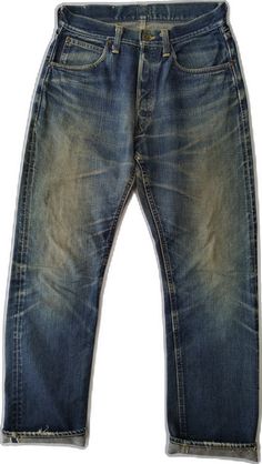 Selvedge Denim, Mens Jeans, Like New, Ships, Collage, Pins