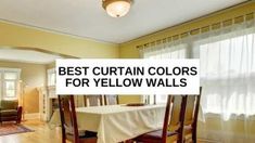 the interior of a house with yellow walls and wood flooring is featured in this article