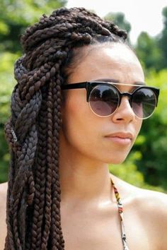 Box Braids Updo, Twisted Hair, Makeup Tip, Marley Twists, Long Box Braids, Updo Styles, Box Braids Styling, Beautiful Braids