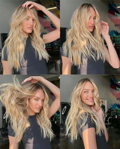 Candice swanepoel Hairstyle For Women Long Hair, Alexis Ren Hair, Candice Swanepoel Hair, Braid Long Hair, Butter Blonde Hair, Blonde Styles, Cream Blonde, Blake Lively Hair, Clean Makeup Look