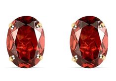 Red Garnet Stud Earring Wedding Bridal Gifts Garnet Jewelry Oval Earring Studs Broken Bonds, Earring Wedding, Garnet Jewelry, Oval Earring, Earring Studs, Fine Jewellery Earrings, Red Garnet, Bridal Gifts, Stud Earring