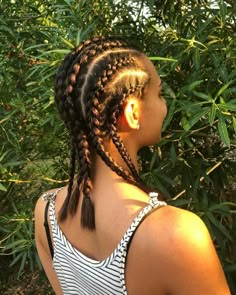 Trança boxeadora: 115 fotos e tutoriais passo a passo (VÍDEOS) Braid Tutorial, Braided Hairstyles Tutorials, Trending Hairstyles, Box Braids, Hair Looks, Hair Tutorial, New Hair