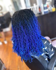 #HairStyles #ChicHairstyles #HairInspiration #TrendyHair #HairGoals #GlamHairstyles #HairIdeas #BeautyTrends #HairFashion #StunningHair Locs Dyed Tips, Rainbow Locs, Blue Locs, Black To Blue Ombre, Dreadlocks Styles, Dyed Tips, Faux Locks, Sister Locs, Hair Styling Products