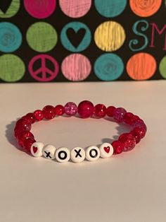 Valentines is all about those hugs and kisses - xoxo. Share those special moments with a bracelet. Adjustable Casual Bracelets For Valentine's Day, Trendy Name Bracelet With Letter Beads For Valentine's Day, Trendy Letter Beads Name Bracelet For Valentine's Day, Trendy Valentine's Day Name Bracelet With Letter Beads, Valentine's Day Friendship Name Bracelet, Friendship Letter Beads Name Bracelet For Valentine's Day, Friendship Letter Bead Charm Bracelet For Valentine's Day, Casual Heart Bracelet For Valentine's Day Friendship, Valentine's Day Heart Bracelet With Letter Beads For Friendship