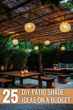 the 25 diy patio shade ideas on a budget