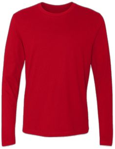 University Red Long Sleeve Top, Built To Last, Long Sleeve, Red