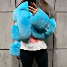 Faux Fur Jacket Coat Big Collar Fluffy Short Coat. Please Indicate Your Color In The Order, Because Every Color Section Is Not Listable. Put Your Color In A Note To Me Please. Blue Fur Coat With Faux Fur Lining For Fall, Chic Faux Fur Winter Outerwear, Faux Fur Long Sleeve Outerwear For Party, Spring Faux Fur Long Sleeve Coat, Faux Fur Long Sleeve Party Outerwear, Trendy Long Sleeve Fur Coat With Faux Fur Trim, Party Faux Fur Outerwear With Long Sleeves, Fitted Faux Fur Outerwear With Long Sleeves, Long Sleeve Faux Fur Outerwear For Parties