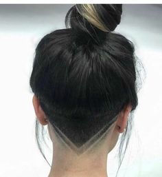 Under Hair Shaved, Hair Tattoo Designs, Undercut Hair, Mama Hair, Half Shaved Hair