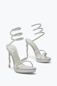 Margot Silver Platform Sandal 120 Silver Platforms, Gold Platforms, Platform Mules, Platform Flats, Sandal Platform, Rene Caovilla, Loafer Sneakers, Shoe Boot Sandals, Loafer Mules