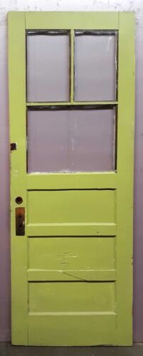 Find many great new & used options and get the best deals for 30x79.5" Antique Vintage SOLID Wood Wooden Exterior Entry Door Window Glass Lite at the best online prices at eBay! Free shipping for many products! Exterior Entry Doors, Paint Inspo, Vintage Doors, Entry Door, Window Glass, Douglas Fir, Door Window, Exterior Doors, Entry Doors