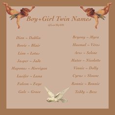 **Nombres de niña con significados poderosos** #Significado #NombresFemeninos #Empoderamiento #Simbología #Bebes Twin Names Aesthetic, Twin Names Ideas, Writing Twins, Twins Boy And Girl Names, Fantasy Twin Names, C Names For A Girl, Twins Names Boy And Girl, Twins Boy And Girl Aesthetic, M Names For A Girl