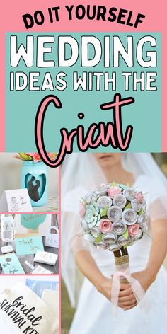 the words do it yourself wedding ideas with the crict