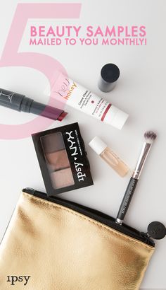 Feel glam on the go with ipsy! Sign up today and receive 4-5 personalized beauty products each month. Join over 1.5M subscribers to get access to exclusive offers up to 70% off, giveaways, and more. Sign up today and start getting glam! Drag Make-up, Beauty Samples, Glam Bag, Health And Beauty Tips, Makeup Skincare, Love Makeup, Beauty Box, All Things Beauty, Beautiful Makeup