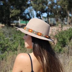 Price includes a Lola Sambboho hat & a Maui hatband. Save 10% with this bundle. Select hat size. Hatband is one size fits all. Hatband is removable.  An iconic must-have Fedora hat that will never get out of fashion. Sambboho's Lola hat has a soft brim and indented crown. A chic piece to be worn at all seasons of t Western Style Felt Hat For Beach In Summer, Adjustable Summer Felt Hat For Country Events, Adjustable Felt Hat For Summer Country Events, Adjustable Felt Hat For Country Summer Events, Adjustable Brimmed Felt Hat For Summer, Adjustable Flat Brim Felt Hat For Summer, Summer Adjustable Felt Hat With Flat Brim, Summer Felt Hat With Adjustable Flat Brim, Adjustable Country Style Felt Hat For Summer