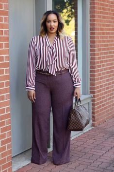 Style In My 30s, Plus Size Business Attire Professional, Business Casual Outfits For Plus Size, Professional Outfits Women Plus Size Work Wear, Plus Size Teacher Outfits, Plus Size Business Attire, Teacher Attire, Corporate Baddie, Wide Legged Pants