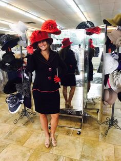 Black, red and sassy homecoming suit! #homecoming #suits #hats  #rhinestonerunway #black #red #sassy Black Red, Red, Clothes, Black